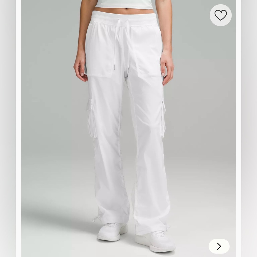 Lululemon Dance Studio Relaxed Cargo Pant White Size Small